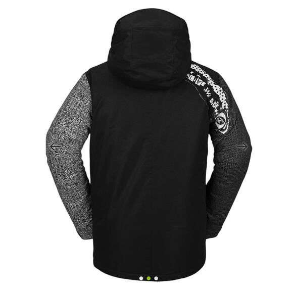 Volcom 17Forty Jacket Zip-Tech Insulated Size XL Snowboarding Waterproof - Picture 2 of 8